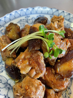 豚こまでゴロンとお肉の中華ナス炒め-レシピのメイン写真