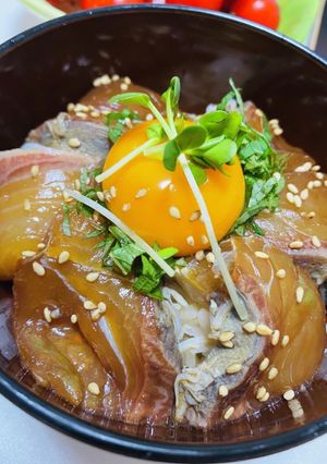 超簡単！ぶりの漬け丼(好きなお魚で！)-レシピのメイン写真