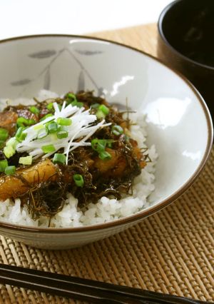 刻み昆布入り豚蒲丼の具-レシピのメイン写真