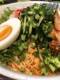 ビビンククス(キュウリ混ぜそうめん)-レシピのメイン写真