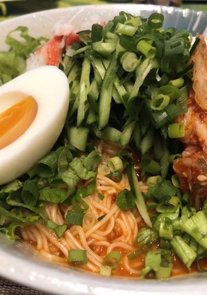 ビビンククス(キュウリ混ぜそうめん)-レシピのメイン写真
