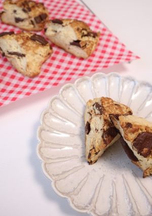 HMで簡単10分！チョコレートスコーン-レシピのメイン写真