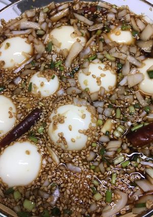 麻薬鶏卵醬♡ゆで卵醤油漬け-レシピのメイン写真