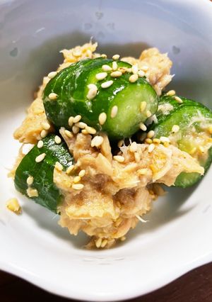 中華風ツナきゅうり-レシピのメイン写真
