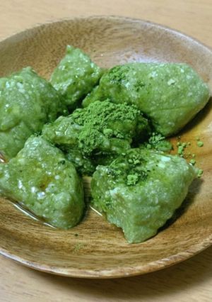 抹茶豆腐もち★簡単ヘルシーデザート-レシピのメイン写真