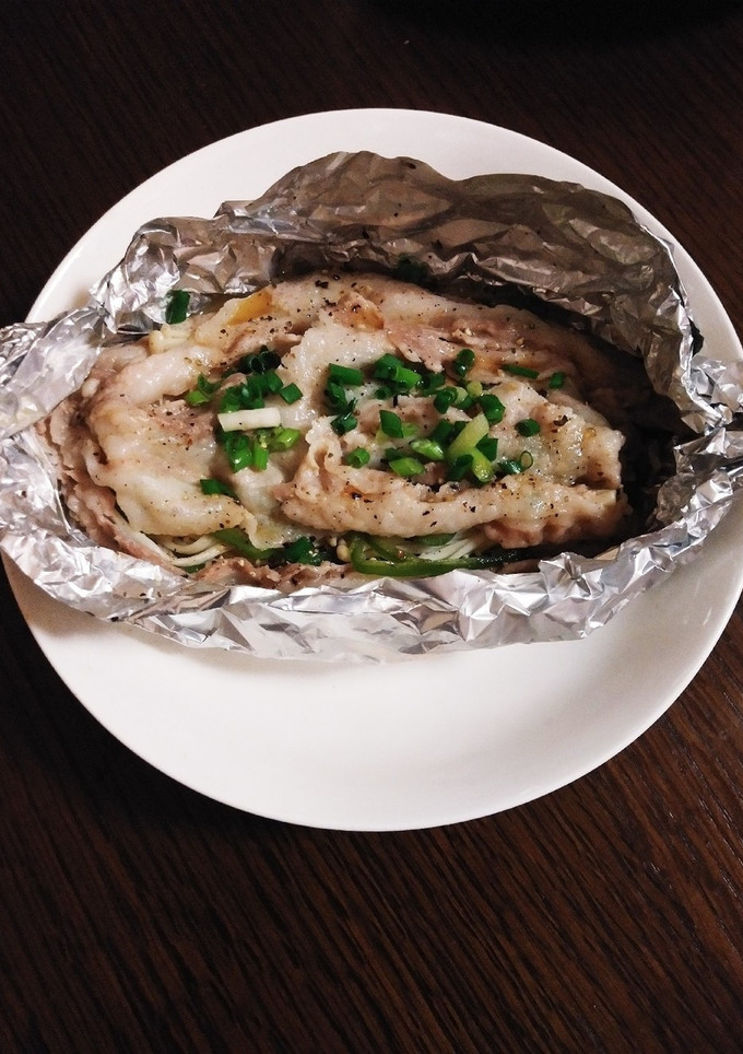 簡単☆豚肉ときのこのホイル焼き-レシピのメイン写真