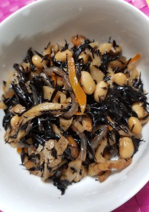 食べ応え抜群♪具だくさんの五目ひじき煮-レシピのメイン写真
