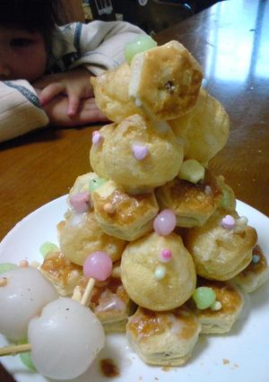 お菓子でクリスマスツリー-レシピのメイン写真