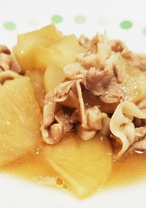 大根しみうまぁ♪豚バラ肉と大根の炒め煮-レシピのメイン写真