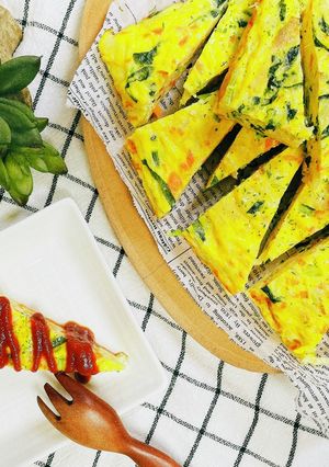 お豆腐でかさ増し◎キッシュ風オムレツ♩-レシピのメイン写真