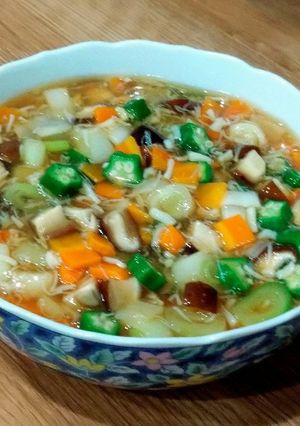 レンジで楽々♪和風、大鉢あんかけ茶碗蒸-レシピのメイン写真
