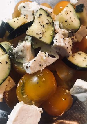 ぬか漬け豆腐のカプレーゼ-レシピのメイン写真