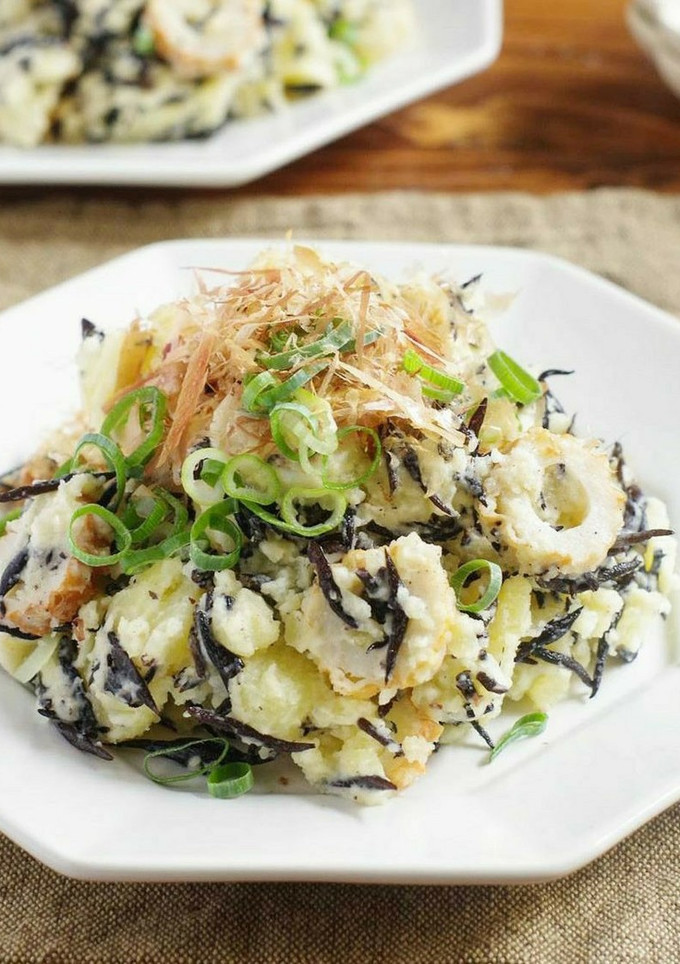 ☆簡単☆ひじきとちくわの和風ポテサラ-レシピのメイン写真