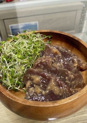 漬けカツオ　味噌ぽん酢-レシピのメイン写真