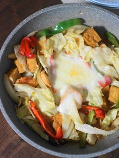 *節約*厚揚げ入りチーズダッカルビ-レシピのメイン写真