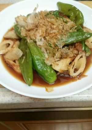 ししとうと竹輪の簡単煮浸し-レシピのメイン写真