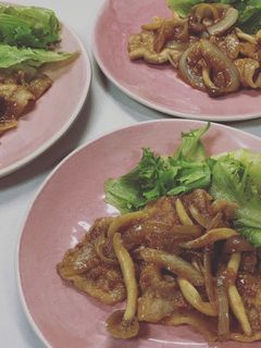 豚しゃぶロースで生姜焼き-レシピのメイン写真