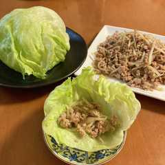 รูปของ ＊なんちゃって中華＊挽肉のレタス包み＊