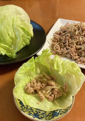 ＊なんちゃって中華＊挽肉のレタス包み＊-レシピのメイン写真