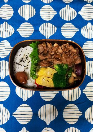 生姜焼き弁当〜高校生男子弁当〜-レシピのメイン写真