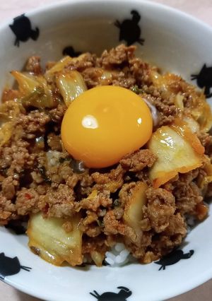 簡単☆キムチ入りそぼろ丼-レシピのメイン写真