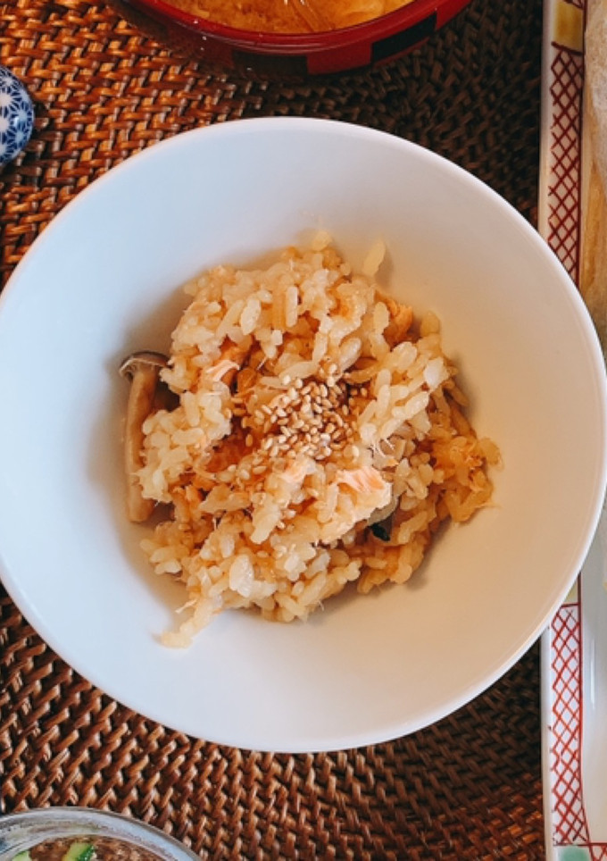簡単！秋鮭ときのこの炊き込みご飯-レシピのメイン写真