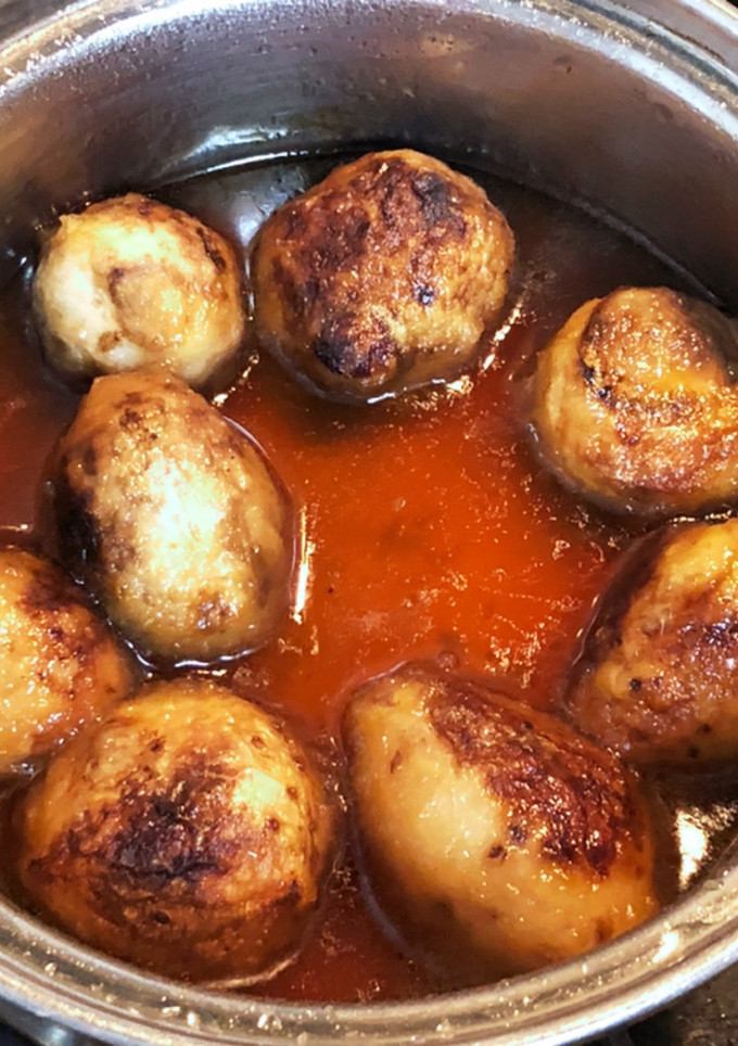 みたらし餡アレンジ　餡掛け揚げ焼き里芋-レシピのメイン写真