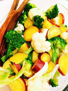 とっても簡単♡さつまいもの温野菜サラダ-レシピのメイン写真