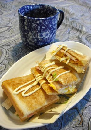 我が家の朝ごはん・トーストサンド-レシピのメイン写真