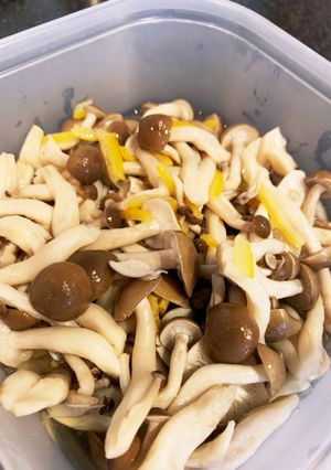 しめじのレンジで簡単おひたし-レシピのメイン写真