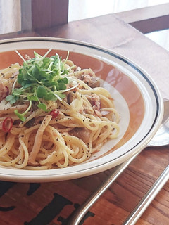 きのことツナの塩麹ペペロンチーノ-レシピのメイン写真