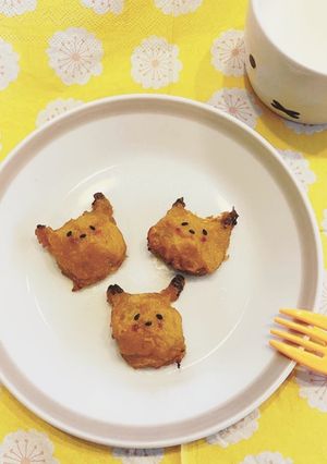 ピカチューのスイートパンプキン-レシピのメイン写真