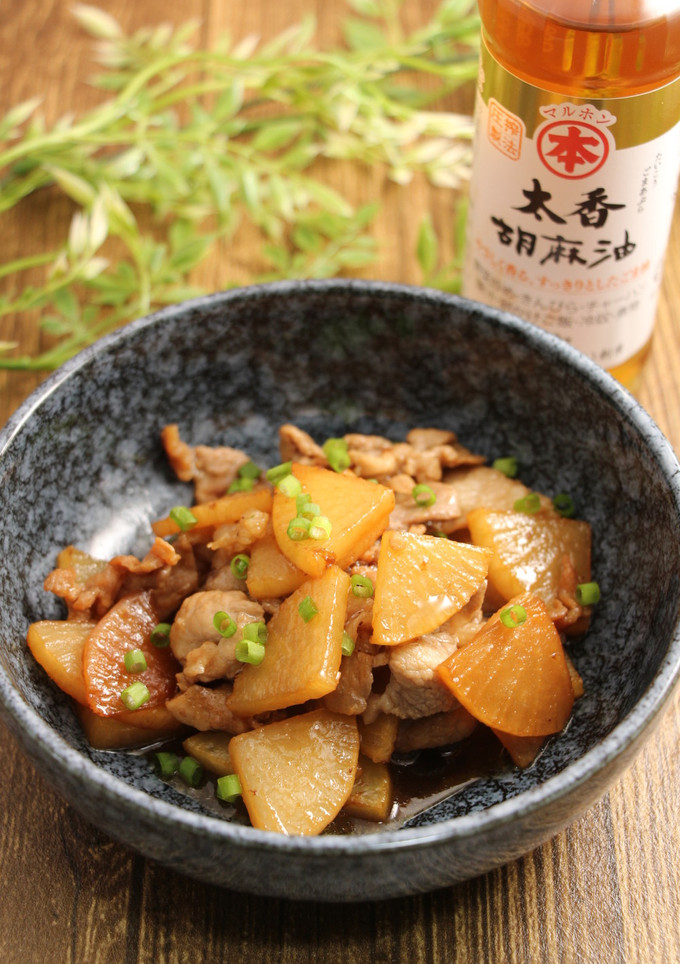 簡単！豚肉と大根の蒸し煮-レシピのメイン写真