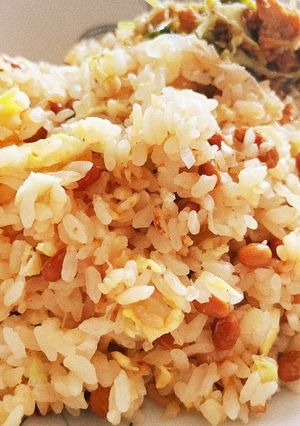 簡単納豆炒飯-レシピのメイン写真