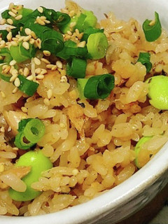 彼絶賛!炊き込みご飯(イワシの味噌煮)-レシピのメイン写真