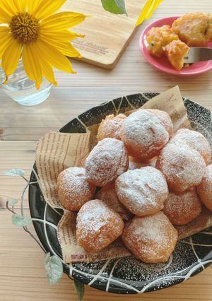 mホットケーキミックスde豆腐ドーナツ-レシピのメイン写真