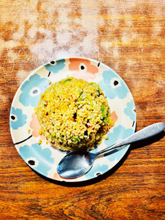 玄米鮭炒飯-レシピのメイン写真
