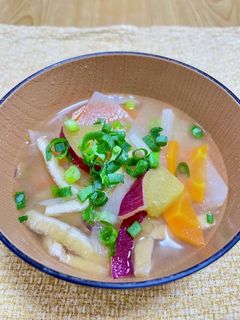 具だくさん根菜みそ汁-レシピのメイン写真