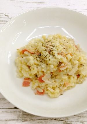 ホットクックで作るヘルシー玄米リゾット-レシピのメイン写真