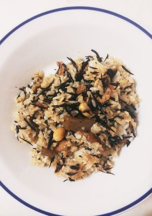 ひじきの煮物炒め飯-レシピのメイン写真