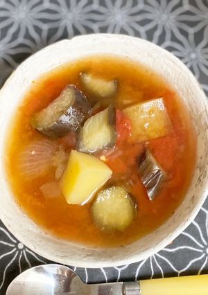 夏の野菜スープ-レシピのメイン写真
