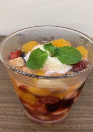 スパークリング日本酒のマチェドニア-レシピのメイン写真