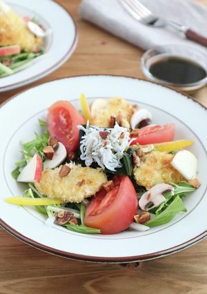 栄養満点！鶏むね肉の和風パワーサラダ-レシピのメイン写真