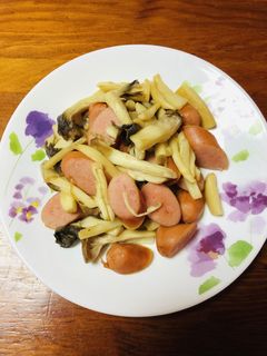 簡単☆エリンギとウインナーの炒め物-レシピのメイン写真