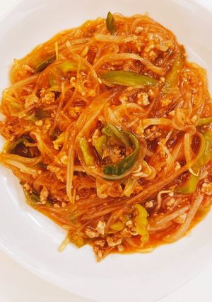 ソースとケチャップで☆本格麻婆春雨-レシピのメイン写真