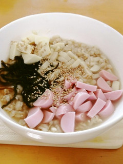 オートミール・スープ(塩昆布と高野豆腐)-レシピのメイン写真