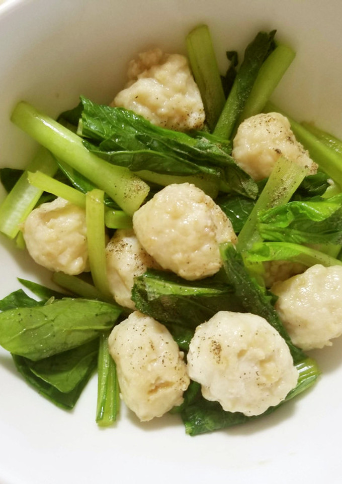 簡単！鶏団子の中華炒め-レシピのメイン写真