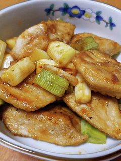 まぐろとねぎの生姜焼き-レシピのメイン写真