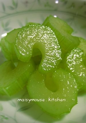 セロリの昆布茶漬け-レシピのメイン写真