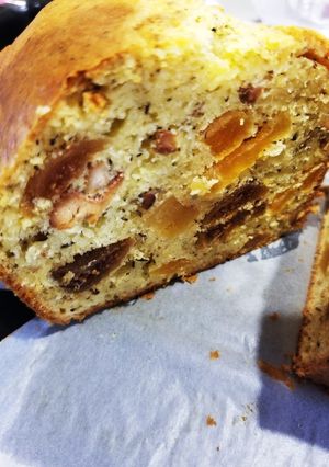 ドライいちじくとあんず紅茶ナッツケーキ-レシピのメイン写真